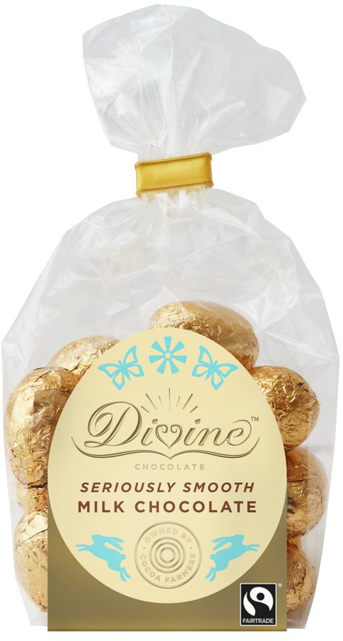 Mini vajíčka z mléčné čokolády 152 g Divine 